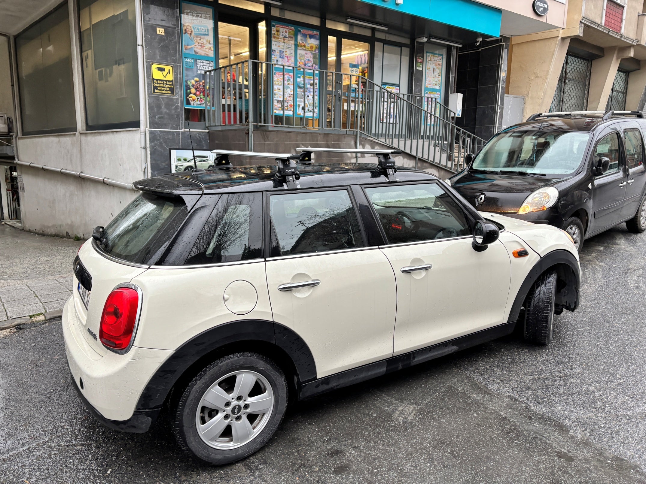 For Mini Cooper F55 2014-2022 Roof Rack System Carrier Cross Bars Pro 4 Silver