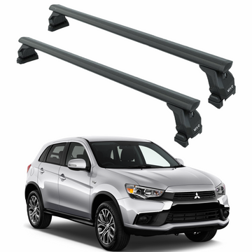For Mitsubishi Outlander Sport 2013-2021 Roof Rack Cross Bars Fix Pro Black