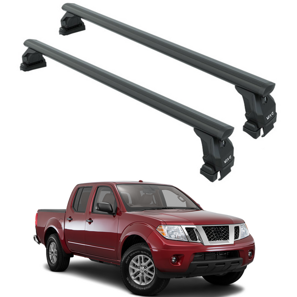 Für Nissan Frontier 2005-2019 Dachträgersystem Träger Querstangen Metallhalterung Silber