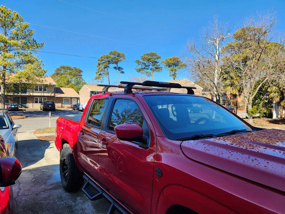 Für Nissan Frontier 2020-Up Dachträgersystem Träger Querstangen Aluminium abschließbar Hochwertige Metallhalterung Silber
