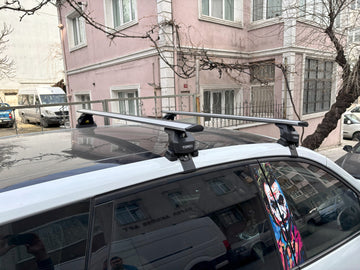 For Renault Scenic 2009-2016 Roof Rack System, Aluminium Cross Bar, Normal Roof, Silver - 0