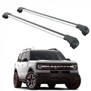 For Ford Bronco GEN6,U725 (2020-2025) Roof Rack Cross Bars Raised Rail Silver-1
