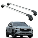 For Ford Escape CX482 (2020-2025) Roof Rack Cross Bars Flush Rail, Silver-1