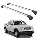 For Ford Explorer Sport Trac (2006-2010) Roof Rack Cross Bars Raised Rail Silver-1