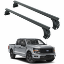 For Ford F-150 Gen14 4dr (2021-2025) Roof Rack Cross Bars Normal Roof, Black-1