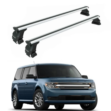For Ford Flex (D471) 2009-2019 Roof Rack Cross Bars Normal Roof, Silver