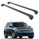 For Ford Flex (D471) 2009-2019 Roof Rack Cross Bars Raised Rail, Black-1