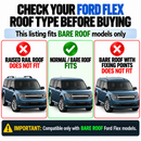 For Ford Flex (D471) 2009-2019 Roof Rack Cross Bars Normal Roof, Black-4