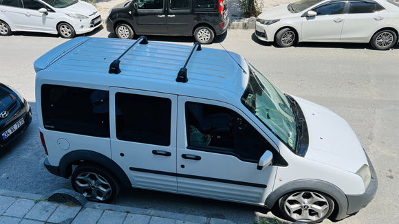 Ford Transit Connect (2010–2013) Roof Rack Carrier Cross Bars Paw Pro 3 Black