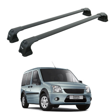 Ford Transit Connect (2010–2013) Roof Rack Carrier Cross Bars Paw Pro 3 Black