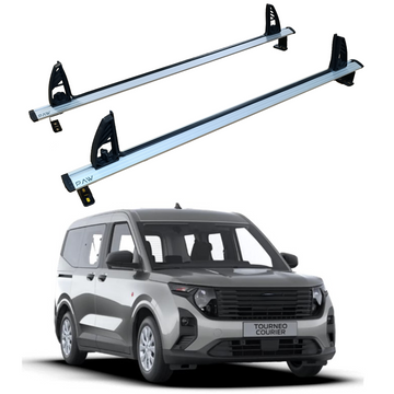 For Ford Transit Courier 2023-2025 Ladder Roof Rack Cross Bars Fix Point