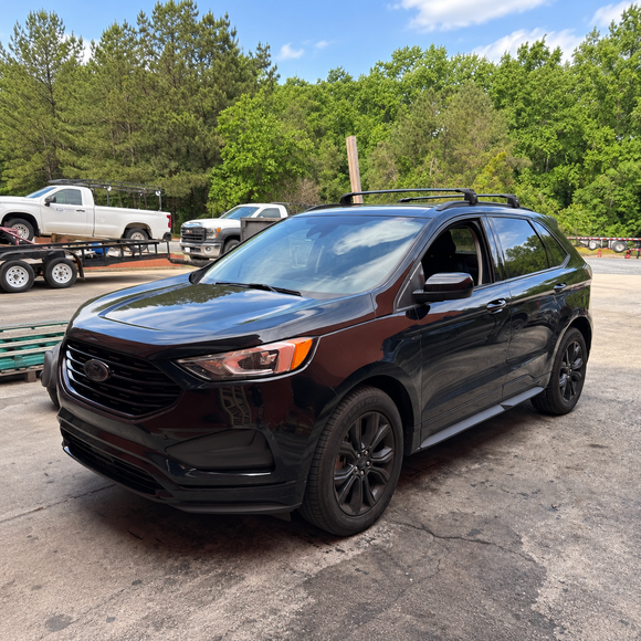 For Ford Edge 2nd Gen (CD539) 2015-2024 Roof Rack Cross Bars Flush Rail, Silver