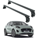 Fix Pro Roof Rack Cross Bars - Ford Puma 2019-2025 Normal Roof - Aluminum Black-1