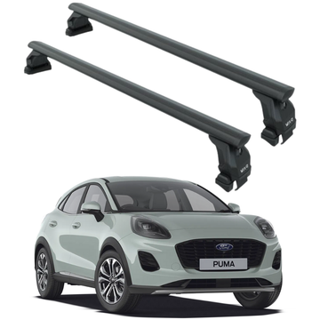 Fix Pro Roof Rack Cross Bars - Ford Puma 2019-2025 Normal Roof - Aluminum Black