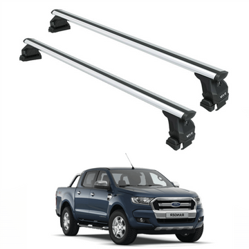 For Ford Ranger 2011-2019 Roof Rack Cross Bars Normal Roof Silver