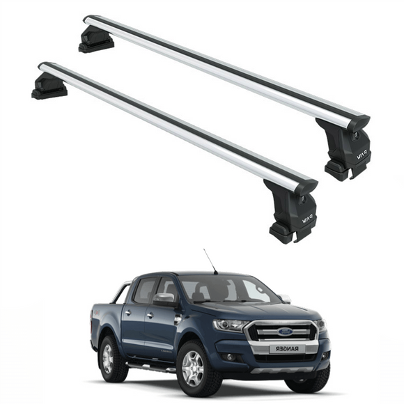 For Ford Ranger 2011-2019 Roof Rack Cross Bars Normal Roof Silver