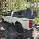 For Ford F250 (2017-Up) Roof Rack Cross Bars Fits Naked Roof w/Hidden Fixing Points Silver-7
