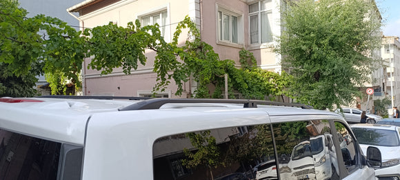 For Ford Transit Custom L1 (2023-2025) Roof Rails & Roof Rack Cross Bars – Full Set, Black