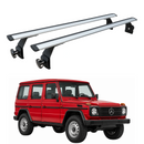 Mercedes G-Class W460 roof rack cross bars for rain gutters