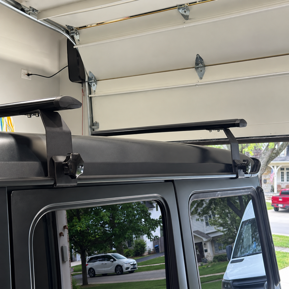 Mercedes G-Class W463 roof rack cross bars for rain gutters