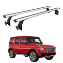 Mercedes G-Class W463 roof rack cross bars for rain gutters