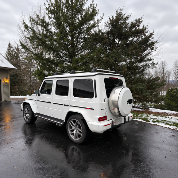 Mercedes G-Class 2019-Up roof rack cross bars for fixed mounting points