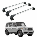 For Mercedes G W464 2018-2025 Roof Rack Cross Bars Fix Point Alu Silver-1
