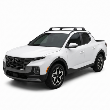 For Hyundai Santa Cruz Roof Rack Cross Bars Flush Rail Silver - 0