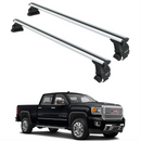 For Gmc Sierra 2500 HD (2015-2019) Roof Rack Cross Bars Normal Roof Alu Silver-1