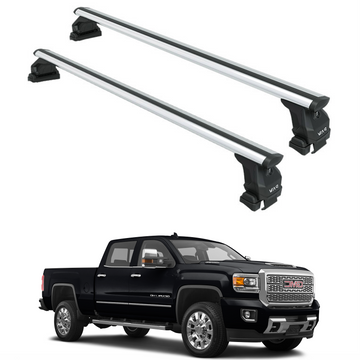 For Gmc Sierra 2500 HD (2015-2019) Roof Rack Cross Bars Normal Roof Alu Silver