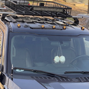 For Ford F250 (2017-Up) Roof Rack Cross Bars Fits Naked Roof w/Hidden Fixing Points Silver-6