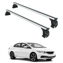 For Honda Civic 9 2011-2017 Roof Rack Cross Bars Normal Roof Alu Silver-1