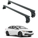For Honda Civic 9 2011-2017 Roof Rack Cross Bars Normal Roof Alu Black-1