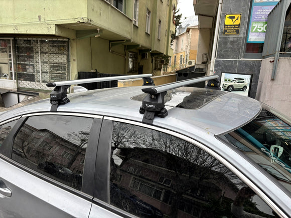 For Honda Civic Hatchback 2021-2025 Roof Rack Cross Bars Normal Roof Alu Silver