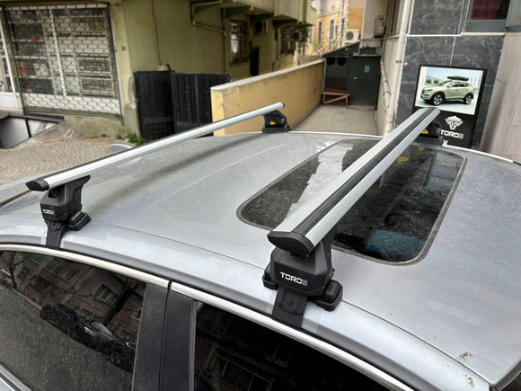 For Honda Civic Hatchback 2021-2025 Roof Rack Cross Bars Normal Roof Alu Silver