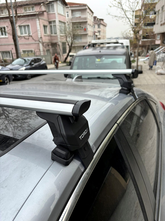 For Honda Civic Hatchback 2021-2025 Roof Rack Cross Bars Normal Roof Alu Silver