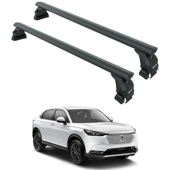 For Honda HR-V 2022-2025 Roof Rack Cross Bars Normal Roof Alu Black