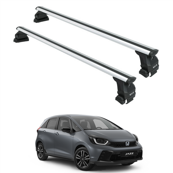For Honda Jazz 2021-2025 Roof Rack Cross Bars Normal Roof Alu Silver