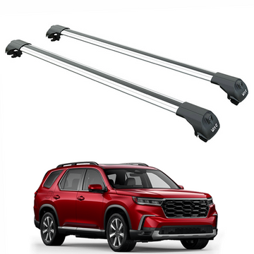 For Honda Pilot 2025-2026 Roof Rack Cross Bars Metal Bracket Raised Rail Silver