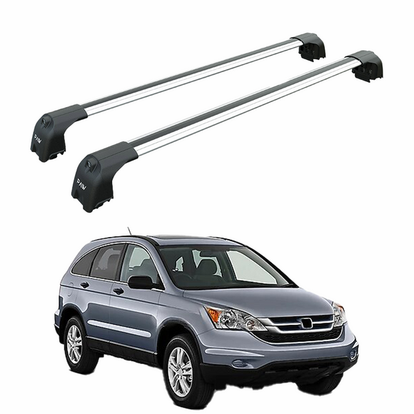 For Honda CR-V MK3 2007-2012 Roof Rack Cross Bars Metal Bracket Fix Point Alu Silver