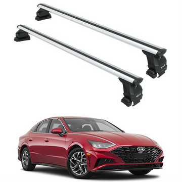 For Hyundai Sonata 2019-2025 Roof Rack Cross Bars Normal Roof Alu Silver