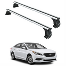 For Hyundai Sonata (2014-2019) Roof Rack Cross Bars Normal Roof Alu Silver-1