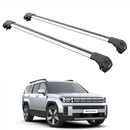 For Hyundai Santa Fe 2024-2025 Roof Rack Cross Bars Raised Rail Silver-1
