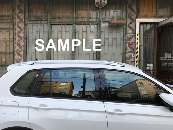 For Bmw X6 (E71) 2008-2014 Roof Rack Cross Bars Raised Rail Alu Silver