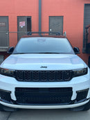 Für Jeep Grand Cherokee WL 2022-Up Dachträgersystem, Aluminium-Querstange, Metallhalterung, abschließbar, Schwarz-3