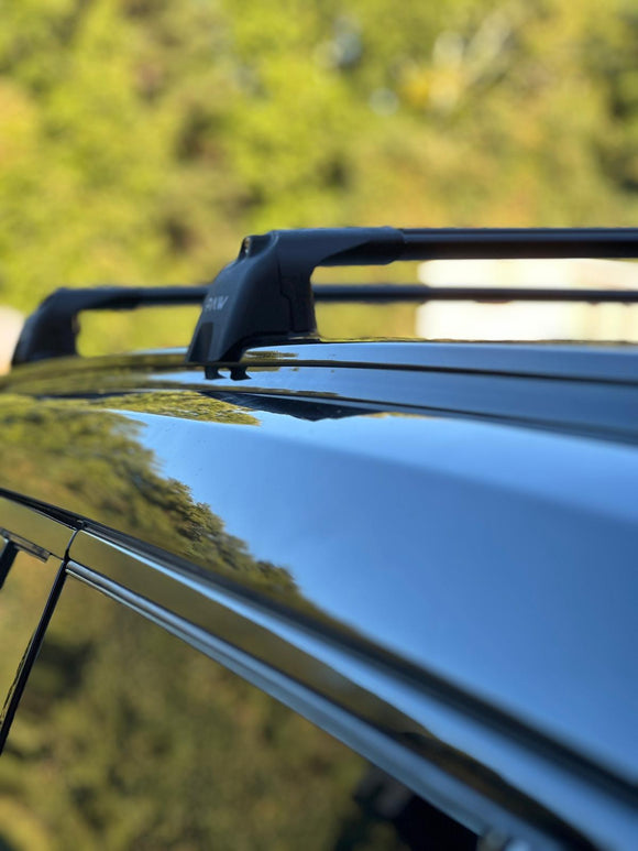 Für Jeep Grand Cherokee WL 2022-Up Dachträgersystem, Aluminium-Querstange, Metallhalterung, abschließbar, Schwarz