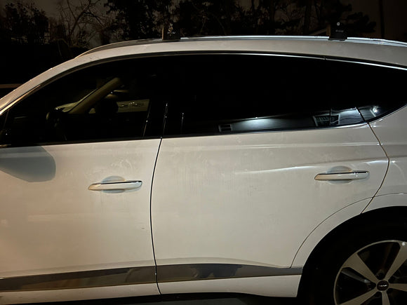 For Genesis GV80 2022-2025 Roof Rack Cross Bars Flush Rail Alu Silver