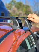 Für Mitsubishi Outlander Sport 2011–2022, Dachträgersystem, Träger, Querträger, Aluminium, abschließbar, hochwertige Metallhalterung, Silber-3