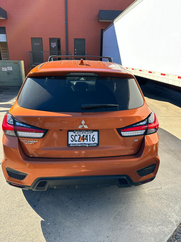 Für Mitsubishi Outlander Sport 2011–2022, Dachträgersystem, Träger, Querträger, Aluminium, abschließbar, hochwertige Metallhalterung, Silber