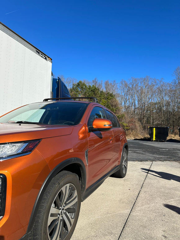 Für Mitsubishi Outlander Sport 2011–2022, Dachträgersystem, Träger, Querträger, Aluminium, abschließbar, hochwertige Metallhalterung, schwarz